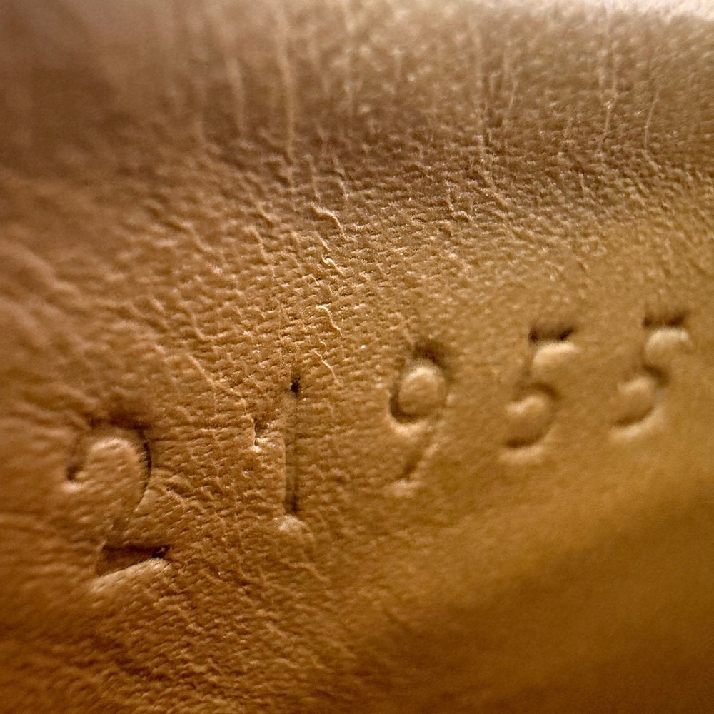 Chloe‎ Burgundy Mock Croc Embossed Leather Slingback Mules Size 38 Block Heel - Picture 9 of 9